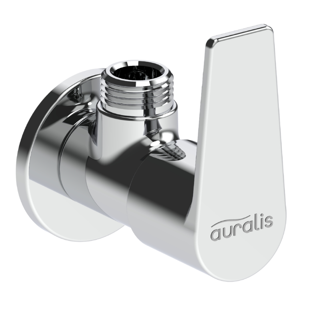 astra angular stop cock with wall flange