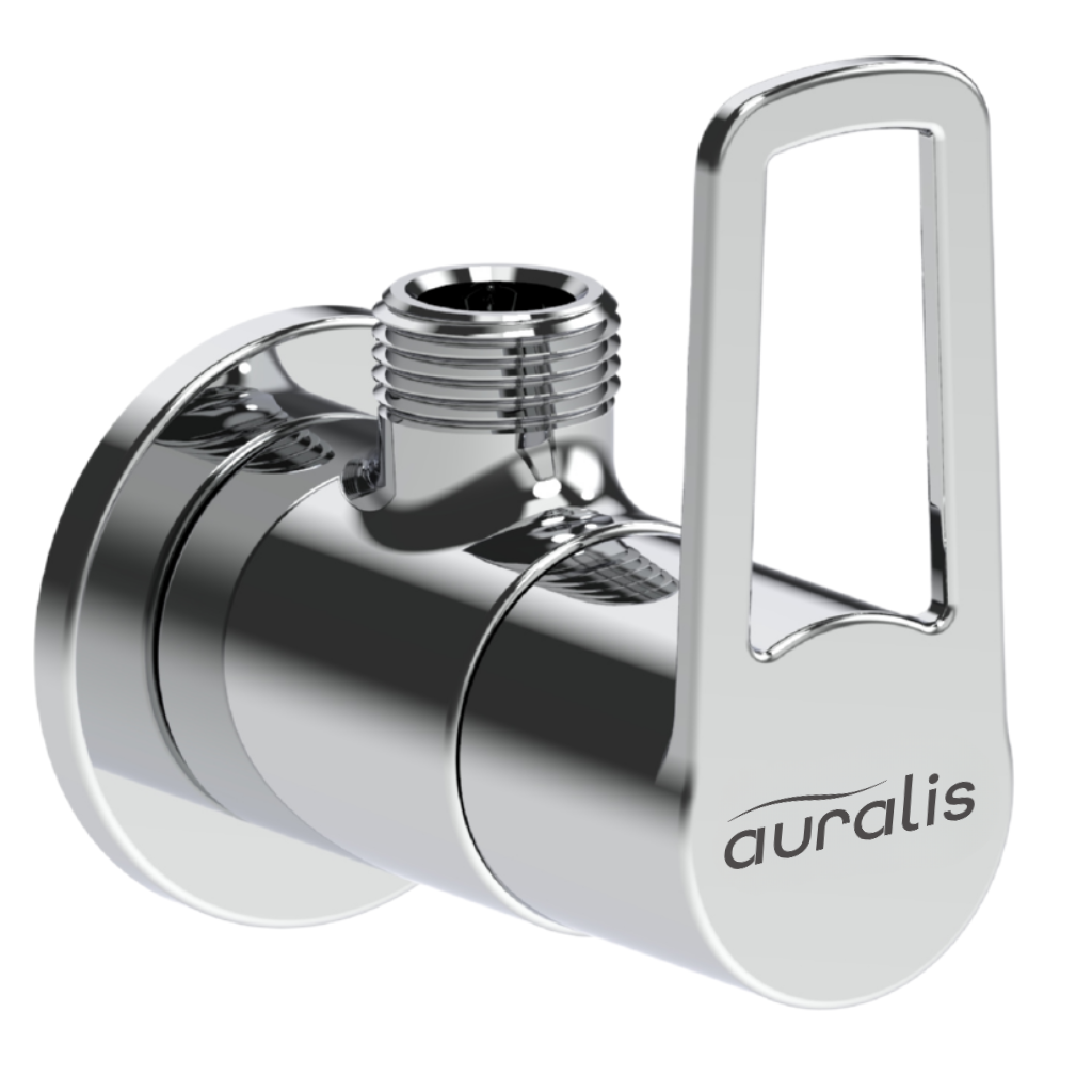 cosmo angular stop cock with wall flange