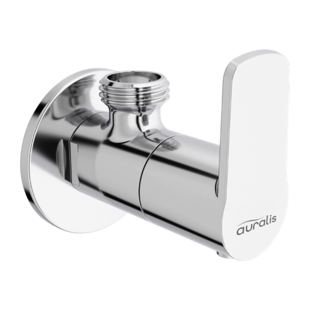 nova angular stop cock with wall flange