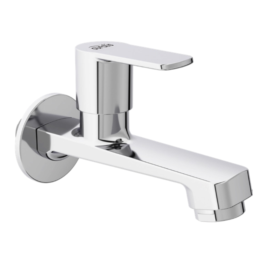 nova bib cock long body with wal flange