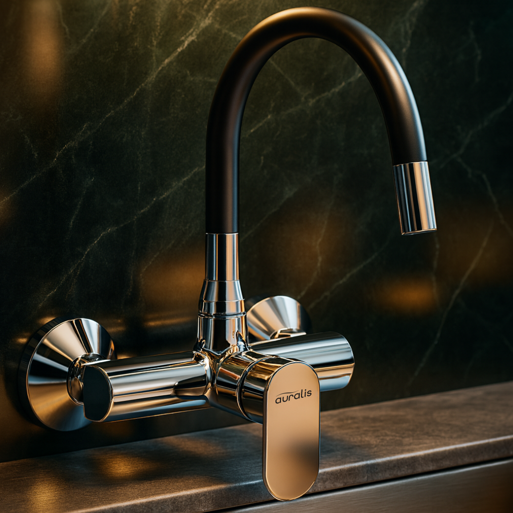 orion kitchen Mixer Black Flexible Spout