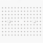 2-In-1 Chrome Ceiling Shower with Rain and Mist function